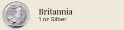 Silbermünze Britannia
