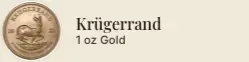 Goldmünze Krügerrand